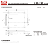 Блок живлення MEAN WELL 5В 200Вт 40A IP20 LRS-200-5 мет. перф.