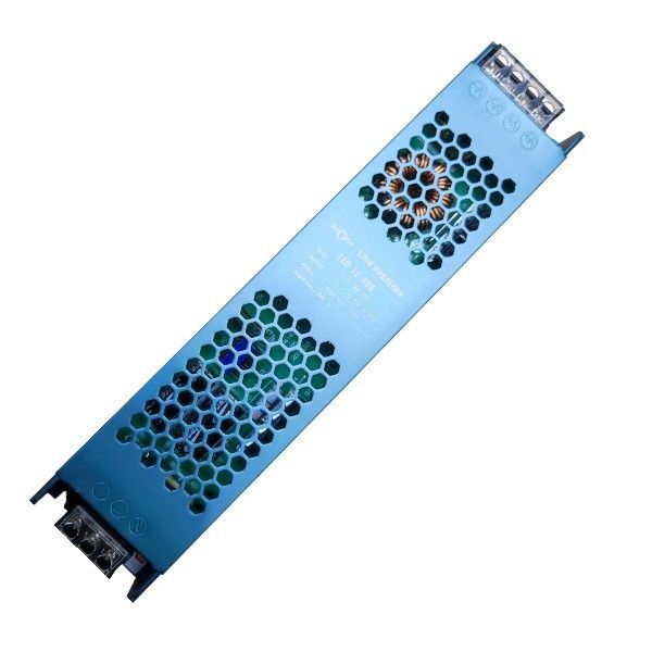 Блок живлення BIOM 12В 400Вт 33А IP20 LED-12-400 Slim мет. перф.