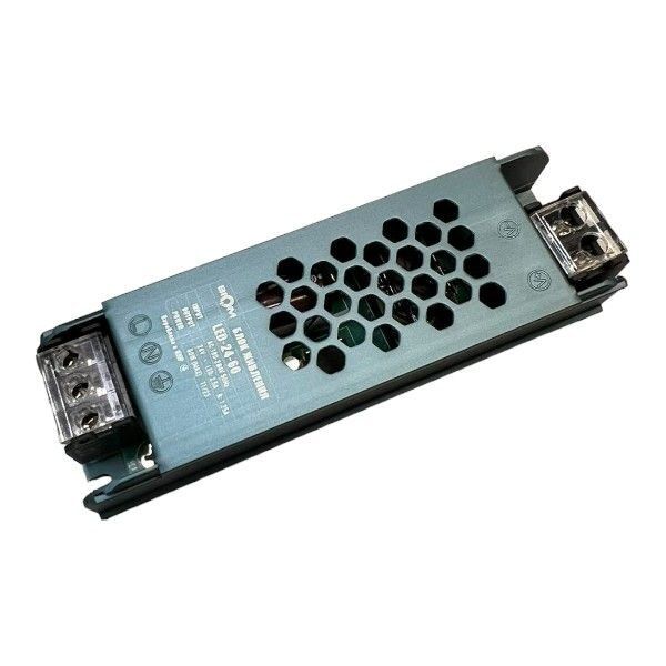 Блок живлення BIOM 24В 60Вт 2,5А IP20 LED-24-60 Slim мет. перф.