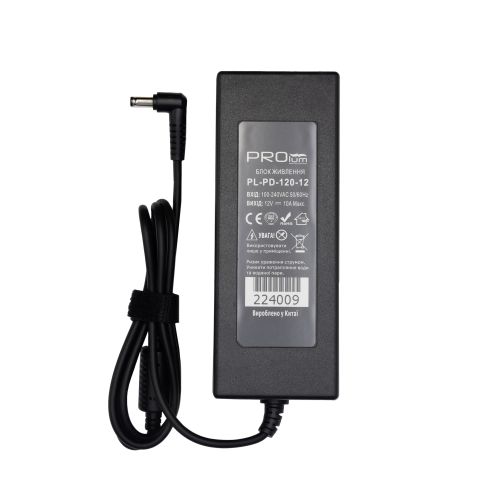 Блок живлення PROLUM™ 12V, 120W, 10.0А, Series "PD"