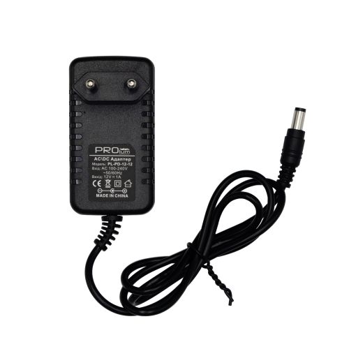 Блок живлення PROLUM™ 12V, 12W, 1.0А, Series "PD"