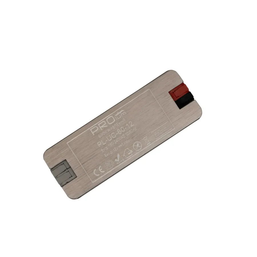 Блок живлення PROLUM™ 12V, 60W, 5А, Series "UC" IP20
