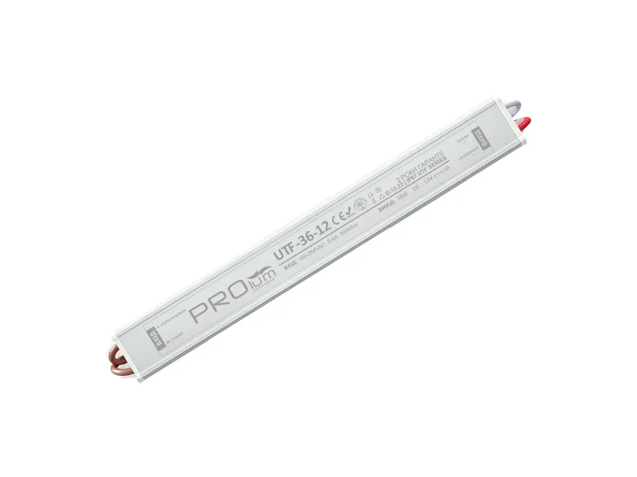Блок живлення PROLUM™ 36W, 12V, 3А, Series "UTF"