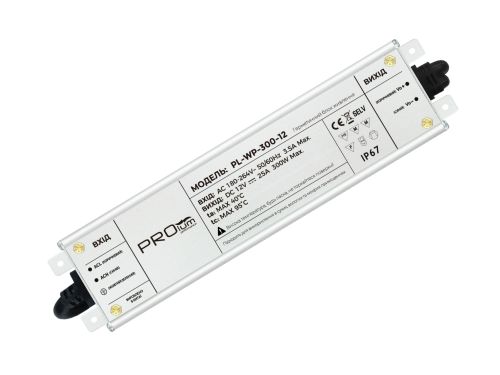 Блок живлення PROLUM™ 12V, 300W, 25А, Series "WPS"