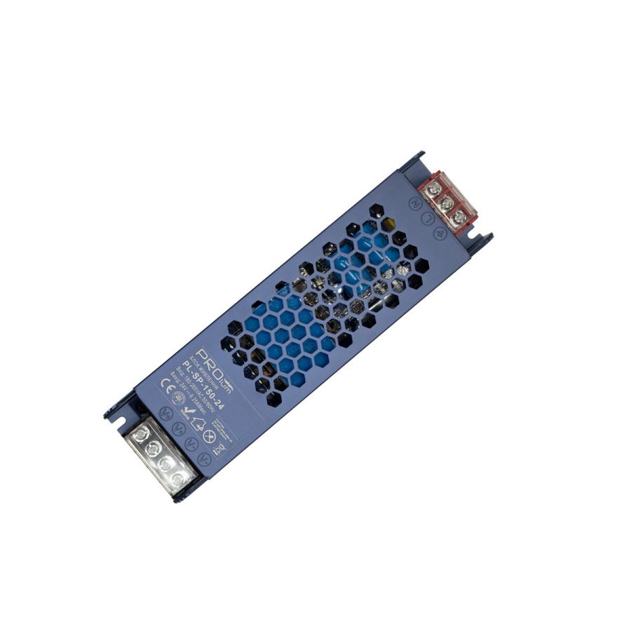 Блок питания 24В 150Вт 6,25А PL-SP-150-24 IP20 Slim Перф корпус (металл)