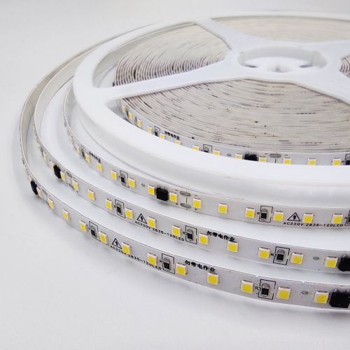 Лед стрічка BIOM 220В 2835-120 8Вт 870Лм BPS-G3-20-220-2835-120-CW-44 7000-7500К IP44 по 20м
