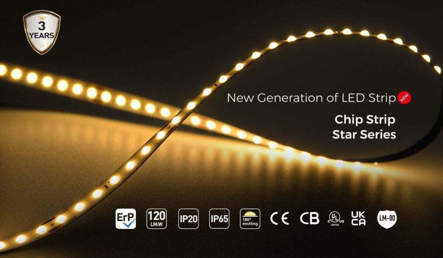 Лед стрічка COLORS 24В Chip FD128 8,8Вт 1040Лм 4000K IP20