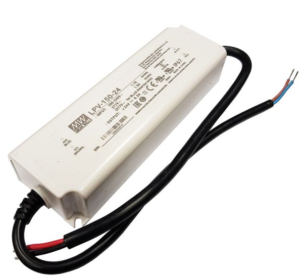 Блок живлення Mean Well LPV-150-24 (151,2W; 6,3A; 24V; IP67) Series "LPV"