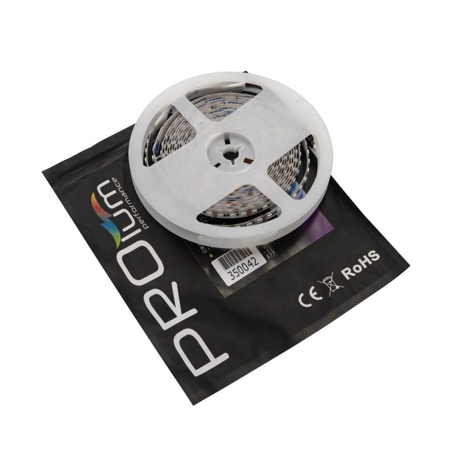 Світлодіодна LED стрічка PROLUM™ 12V; 3535\120; IP20; Series "PRO", RGB