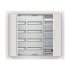 CU34VM Шафа металева мультімедійна (2+1) 698 x 811 x 110мм