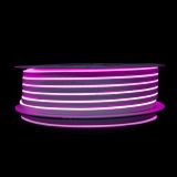 Світлодіодний неон PROLUM™ 6x12, IP68, 12V, Series "FX", Рожевий, PRO