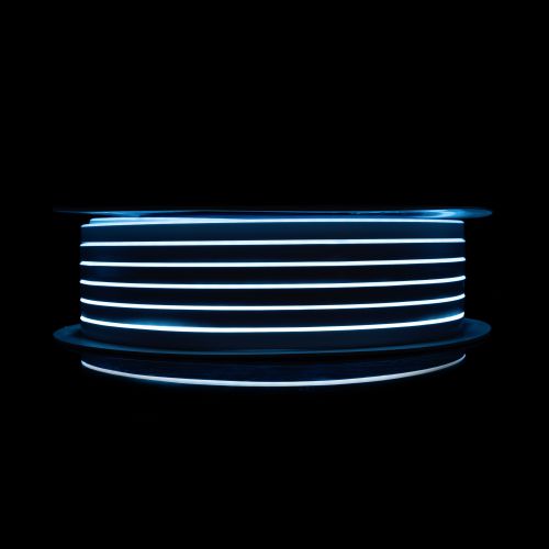 Світлодіодний неон PROLUM™ 6x12, IP68, 12V, Series "GT", Блакитний Лід, PRO