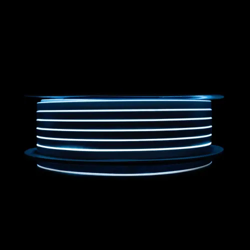 Світлодіодний неон PROLUM™ 6x12, IP68, 12V, Series "GT", Блакитний Лід, PRO