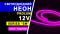 Світлодіодний неон PROLUM™ 6x12, IP68, 12V, Series "SM", Рожевий, PRO
