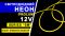 Світлодіодний неон PROLUM™ 6x12, IP68, 12V, Series "SM", Лимонно-жовтий, PRO