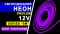 Світлодіодний неон PROLUM™ 6x12, IP68, 12V, Series "SM", Фіолетовий, PRO