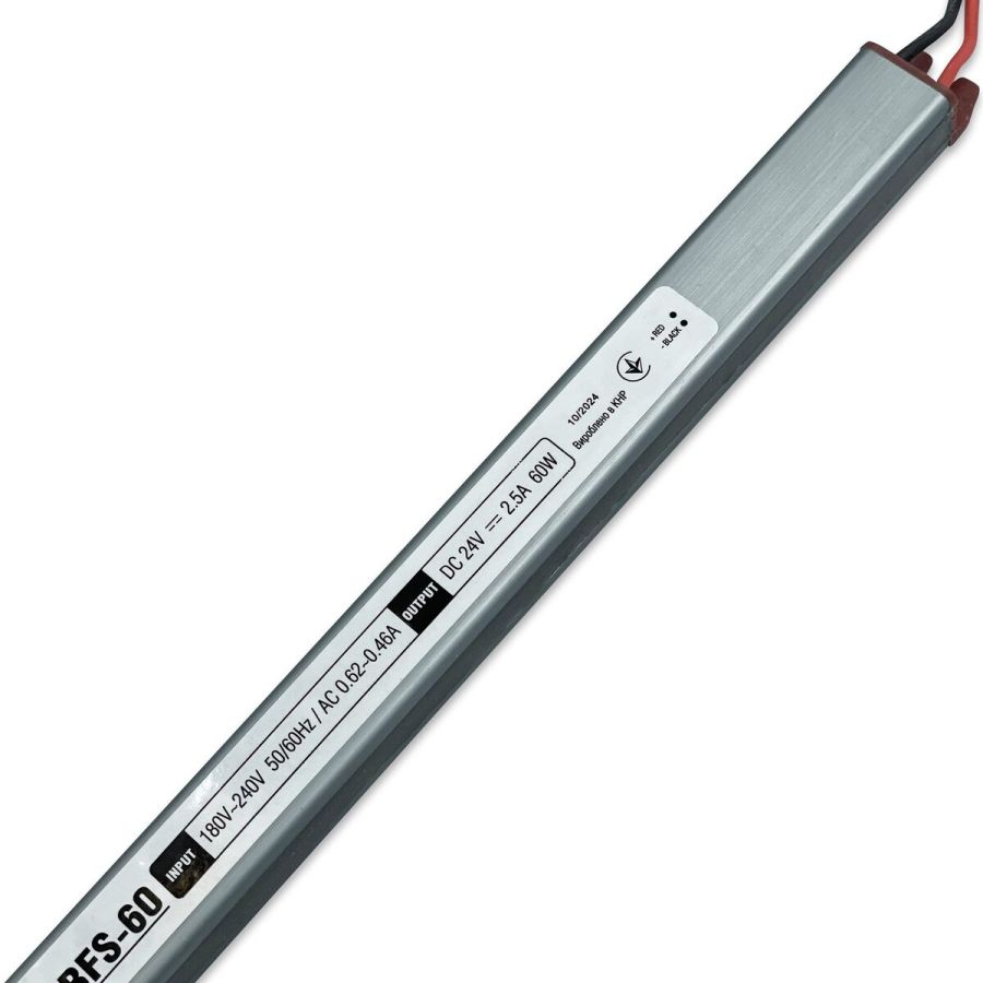 Блок питания 24В 60Вт 2.5А IP67 BPBFS-60-24 Stick металлический Герметичный корпус