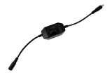 Дымер ЮА-2834 12-24V 2А Черное колесо на корпусе