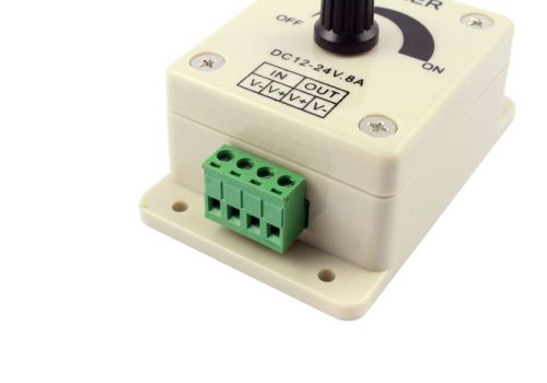Димер встроенный 8A KNOB 96Вт 12-24В Белый