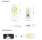 Димер CCT PROLUM Wi-Fi; TUYA; TOUCH; 18A; Series: HomeLink