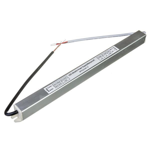 Блок живлення MOTOKO 12В 60Bт 5A IP65 Stick мет. герм.