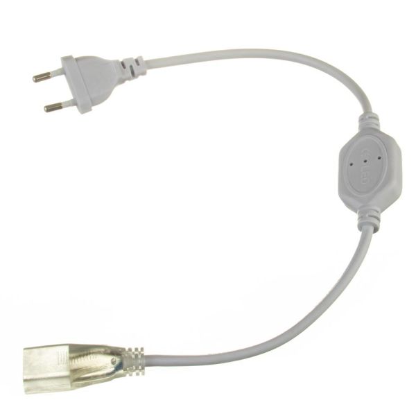 10/1 Адаптор питания Led ленты 220V AVT smd2835-120 LED/m + коннектор 2pin
