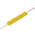 Светодиодный модуль кластер 12В MTK-5730-3Led-Y 1Вт Plastic Желтый IP67 75мм