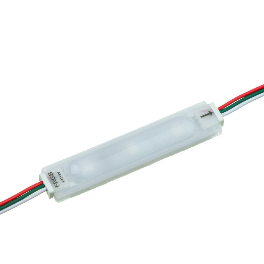 Лед модуль (кластер) 12В MTK 5050-3led 0,72Вт SMART RGB IP65 93мм
