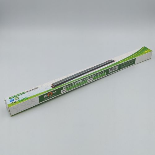 Блок живлення BIOM 12В 60Вт 5А IP67 BPFS-60-12 Stick мет. герм.