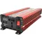 Инвертор напряжения NVN-2500 (1500Вт)+LCD, 12/220V, апроксимированная синусоида, 1 универсальная розетка, клемы, Box