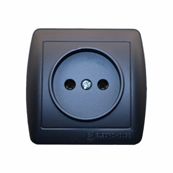 Розетка без заземлення 16А, Acura графіт
