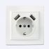 Розетка із заземленням + 2 USB порти 2 A, 16 А, Enzo білий