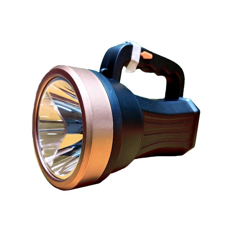 Ліхтарик з акумулятором та ручкою 5Вт, IP54, чорний