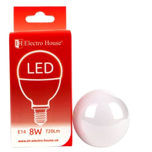 LED лампа P45 8Вт E14 4100К 720 Лм 180-260 В