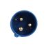 Вилка силова 3x32 2P+PE, 32 A, 220-250 В, IP44