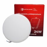 LED панель універсальна кругла ?170 мм 24Вт, нейтральний білий 4000К, 2200 Лм