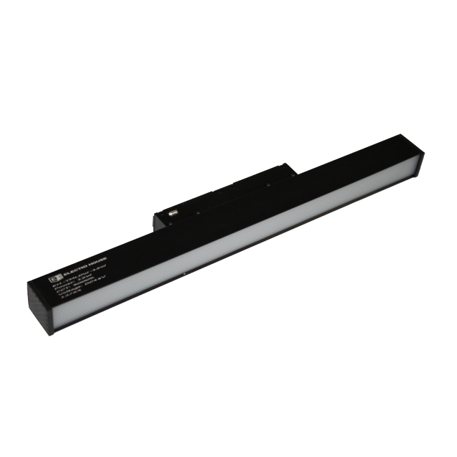 LED світильник трековий магнітний Magnetic Light з розсіювачем 12Вт 3000K 1020 Лм, чорний
