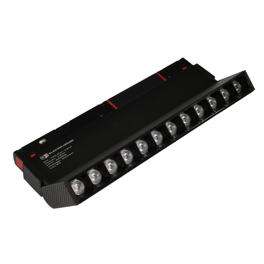 LED світильник трековий магнітний Magnetic Light поворотний 12Вт 3000K 1020 Лм, чорний