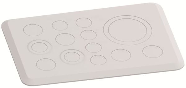 TZ102 Фланець 1хM63/50, 2хM32/20, 5хМ25, 5хМ20