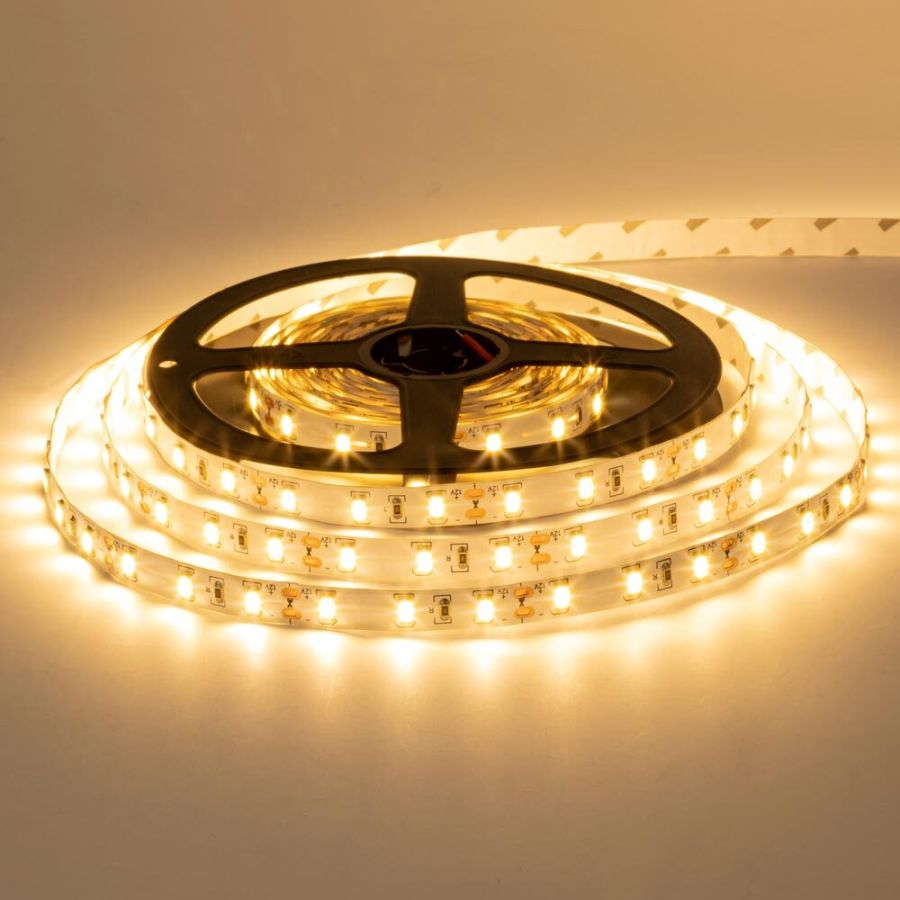Лед стрічка MTK 12В 5730-60 13,6Вт 1350Лм LED 3000К IP20