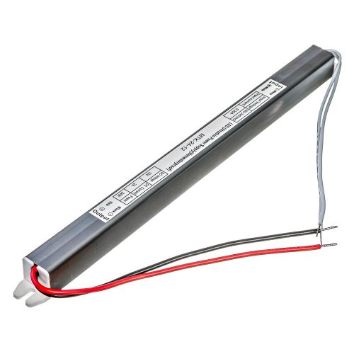 Блок питания 12В 24Вт 2А IP20 MTK-24-12 SLIM №1 металлический корпус