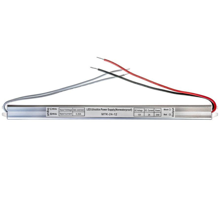 Блок живлення MTK 12В 24Вт 2А IP20 MTK-24-12 Stick №1 мет.