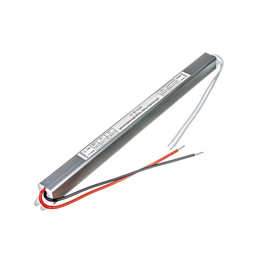 Блок живлення MTK 12В 36Вт 3А IP20 MTK-24-12 SLIM №1 мет.