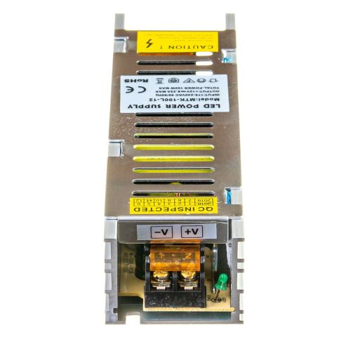 Блок живлення MTK 12В 60Вт 5А IP20 MTK-60L-12 LONG алюм. перф.