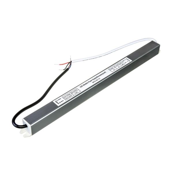 Блок живлення MTK 12В 60Вт 5А IP20 MTK-60-12 SLIM №1 мет.