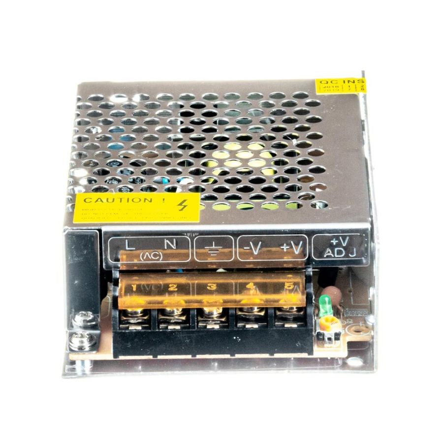 Блок живлення AVT 12В 80Bт 6.6A IP20 MN-80-12 мет. перф.