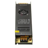 Блок питания 12В 400Вт 33,3А IP20 Slim металлический перфорированный корпус с кулером