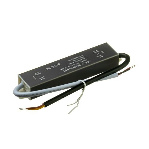 Блок живлення AVT 12В 40Вт 3,33А IP65 AVT-F-12V мет. герм.