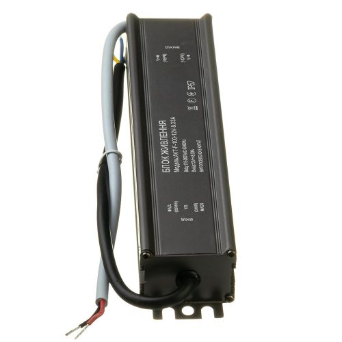 Блок живлення AVT 12В 100Вт 8,33А IP65 AVT-F-12V мет. герм.