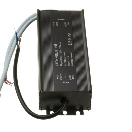 Блок живлення AVT 12В 150Вт 12,5А IP65 AVT-F-12V мет. герм.